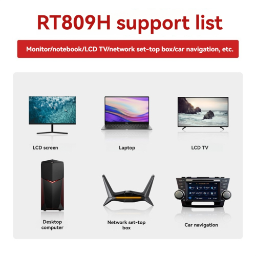 RT809H EMMC-Nand FLASH-programmeur met adapters 2