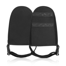 2 peças de meias de proteção fundidas para os dedos dos pés, ajustáveis