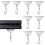 8 Pack 2020 Extrusion Sliding Hook Silver 2