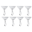8 Pack 2020 Extrusion Sliding Hook Silver 1
