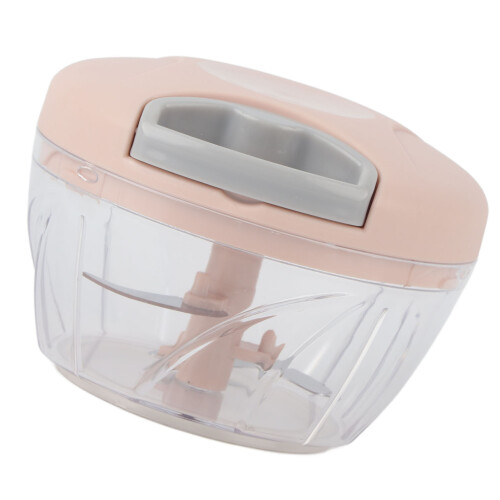 Vegetable Cutter with Drawstring 500ml Pink, Meat Grinder, Chopper 2