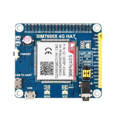 Módulo SIM7600E LTE Cat1 para placa de expansión Raspberry Pi 4G