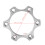 Bicycle Freewheel Threaded Hubs Disk Disc Brake 12