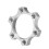 Bicycle Freewheel Threaded Hubs Disk Disc Brake 4