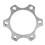 Bicycle Freewheel Threaded Hubs Disk Disc Brake 8