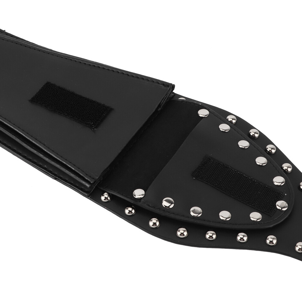 Motorcycle Fuel Tank Cover Bag For Xl 883 1200 48 Rivet Pu Leather Silver 7891340726827