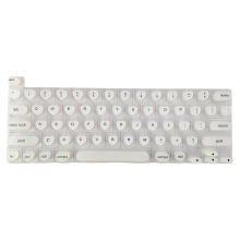 Silicone Keyboard Film Protective Cover Portable Easy Typing White