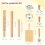 9Pcs Pasta Making Tools Set, Wooden Rolling Pin,Pastry Cutter Wheel 3
