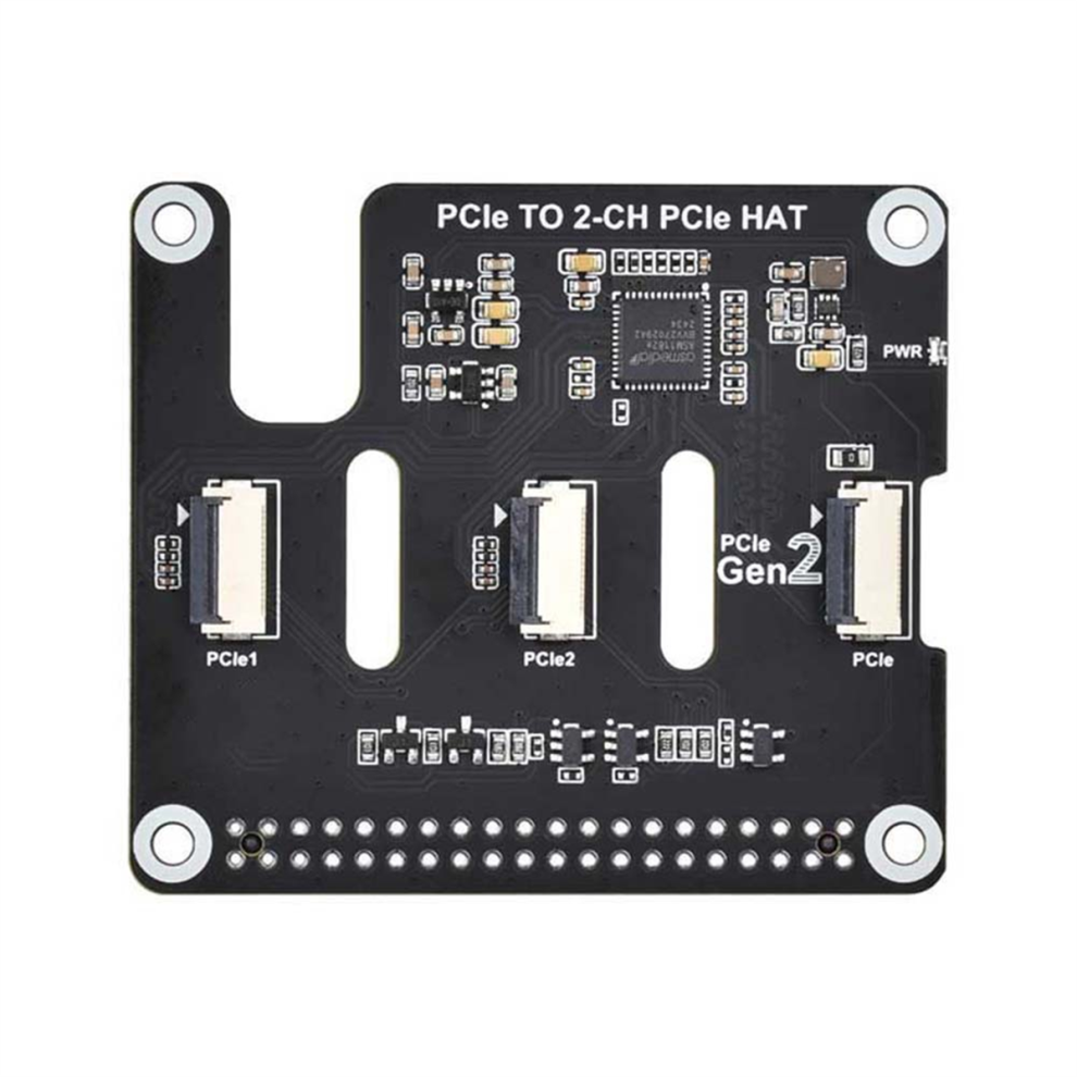 Markenlos Für Raspberry Pi 5 Pcie Zu Ffc Expansion Board Dual-Channel Pcie Ffc
