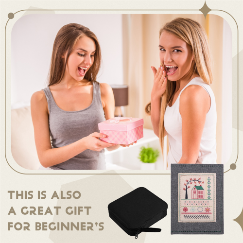 DIY Stitch Book with Tool Set,for Beginners,Embroidery Gift,B 2