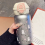 Cute Stainless Steel Water Bottle with Straw Silver 2