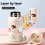 Cute Stainless Steel Water Bottle with Straw Silver 4