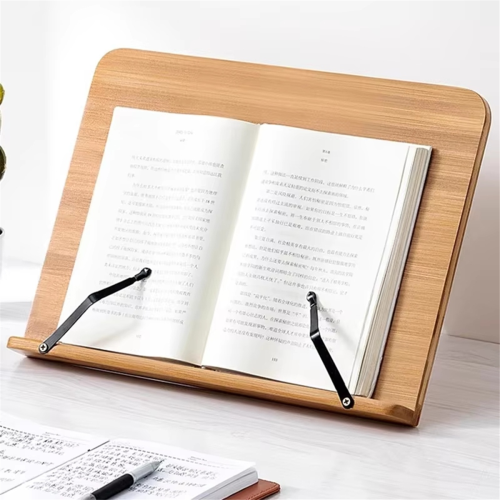Supporto pieghevole per libri - Supporto portatile regolabile per tablet e libri di cucina 2