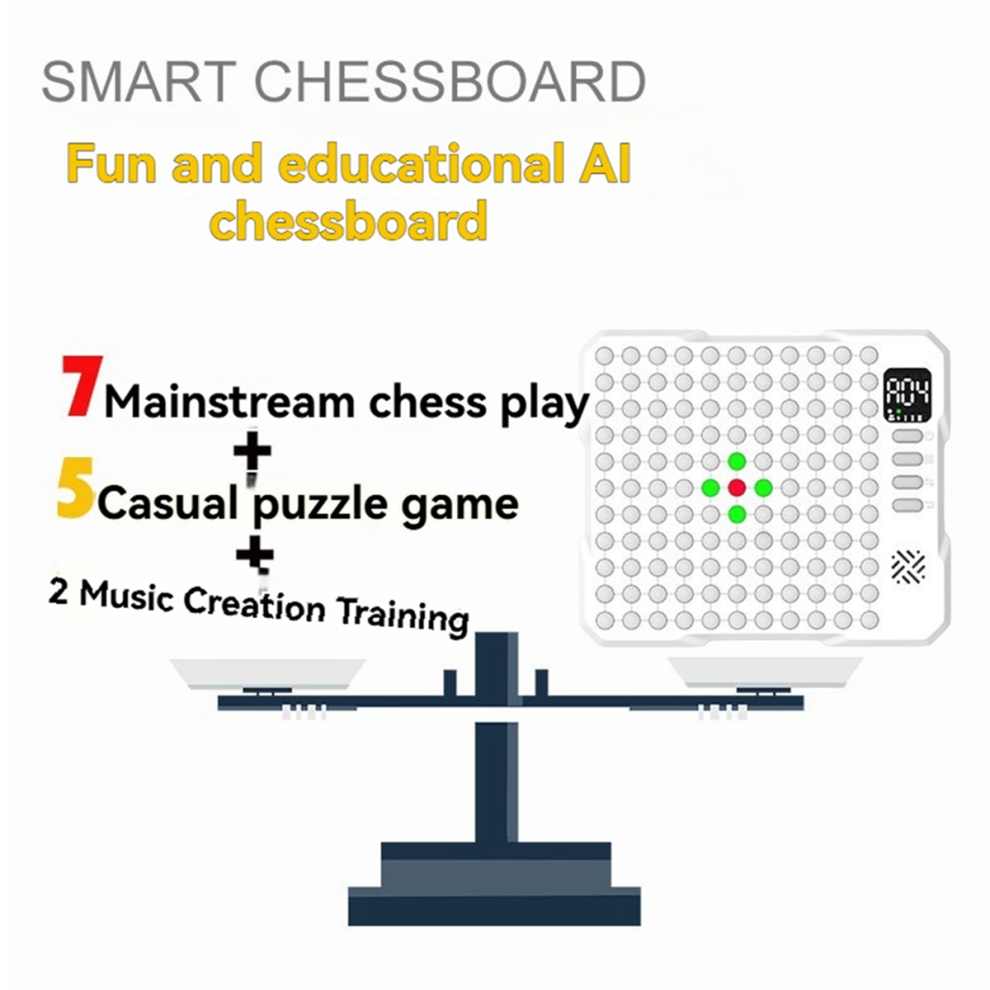 Juego De Mesa ElectróNico Inteligente Gomoku Go 14 En 1 Con Batalla De Ia-image
