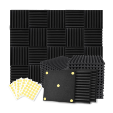 52er-Pack Akustikschaumplatten 1 x 12 x 12 Zoll für Zuhause