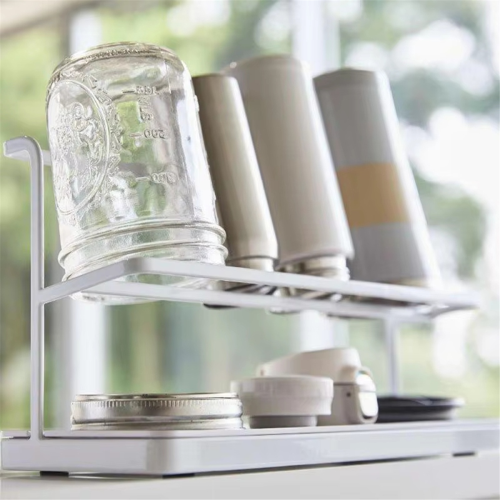Bottle Drying Rack, Space-Saving Two-Tier Design for Bottles, 2