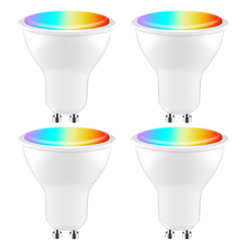 Tuya GU10 Smart LED Bulb Dimmable 5W AC200-240V 4PCS