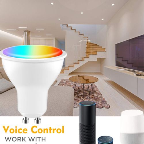 Tuya GU10 Smart LED Bulb Dimmable 5W AC200-240V 4PCS 1