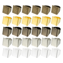 Anel de latão em branco, 17 x 19,5 mm, 30 peças, anel de dedo ajustável em branco