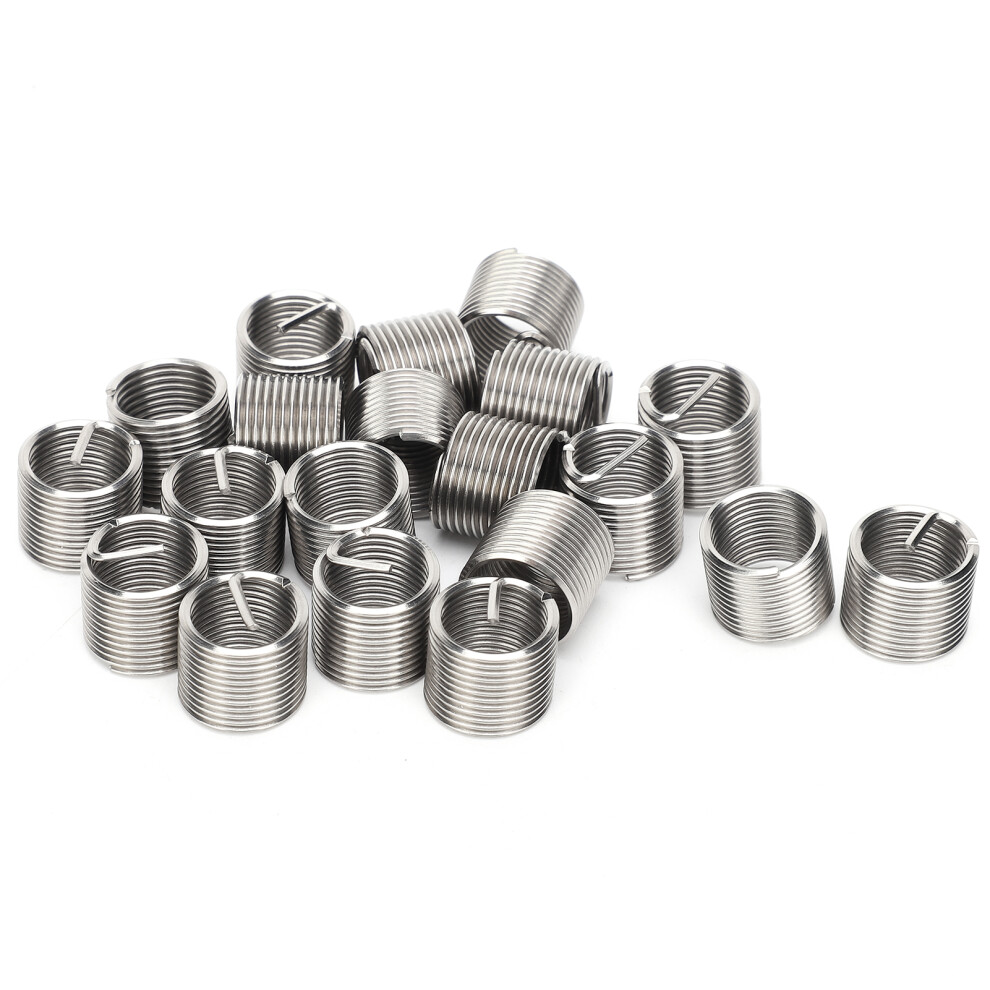 20Pcs M12 X 1.25 Sus304 Thread Repair Nut & Sleeve Set, Reducer Bushing 7681340728194