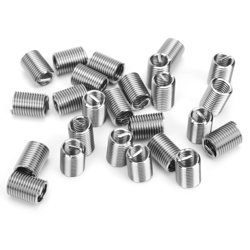 High-Strength M8 X 1.25 2.5D Thread Repair Inserts - 50 Pack 4131340728371