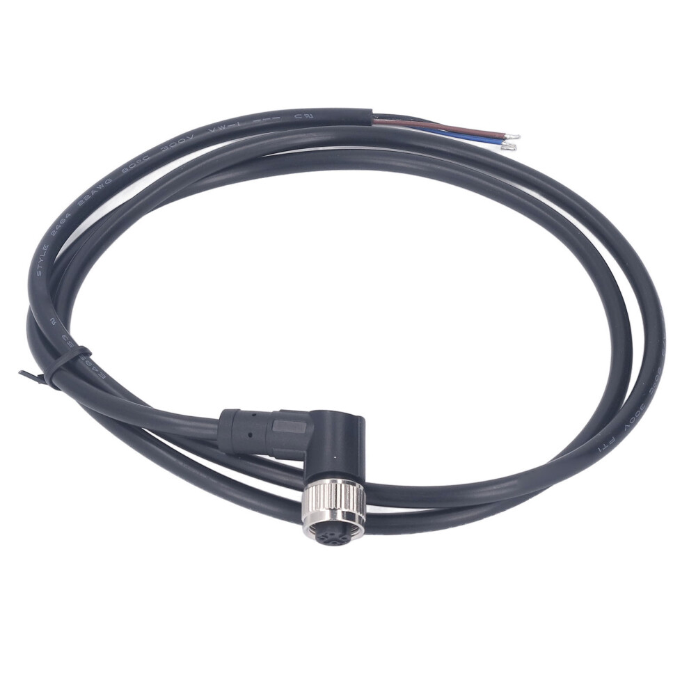 M12 Cable 4 Pin Aviation Socket Electrical Cable