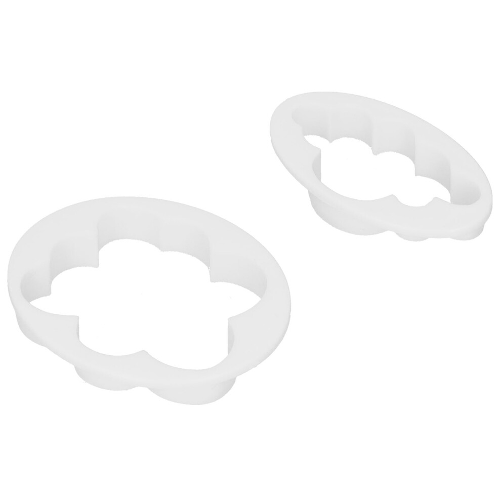 5Pcs Plastic Cookie Cutter Set for Baking & Fondant 2.6-2.7in-image-OPC-PJM52ND-NEW