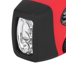 QQT088 Portable Solar Hand Crank Radio with LED Flashlight & NOAA Support