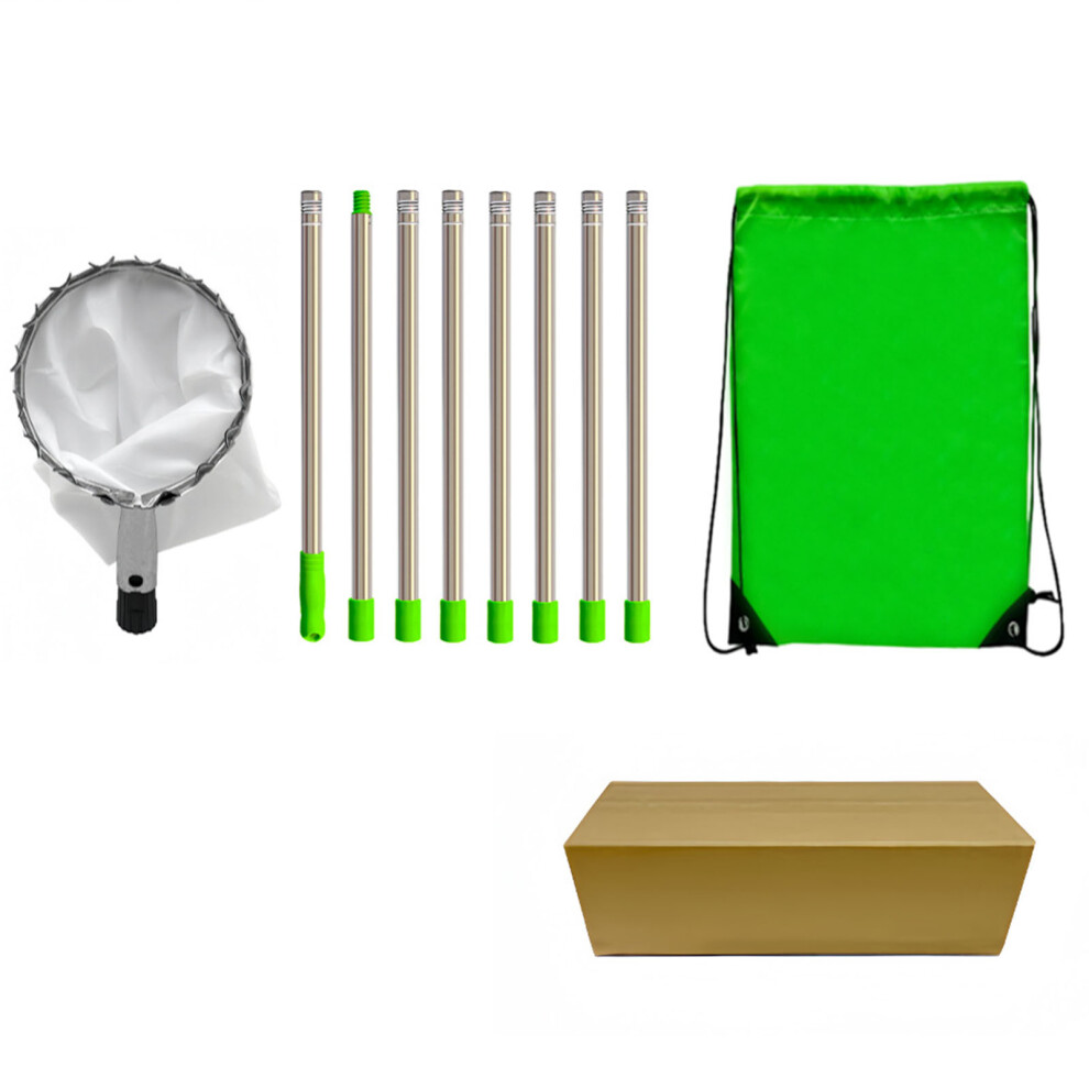Fruit Picker Pole Tool With Bag Telescoping Orange