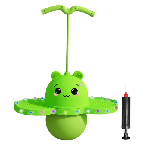 Pogo Ball com Alça Board Bola Quicante Verde