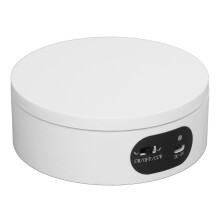 Drehbarer Displayständer 4,7 Zoll Automatische Rotation USB Akku Betrieben Leiser Drehplattenteller Ständer für Schauflächen Foto Produkt