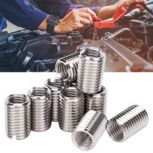 10Pcs Stainless Steel Thread Insert Repair Tool M12x1.75 & M16x2