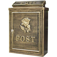 Wandmontierter Briefkasten Wasserdichte Abschließbare Außenpostfächer Vertikal Retro 3 Größen Modernes Design