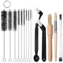 Juego de cepillos para limpiar café, cepillo limpiador para máquina de espresso