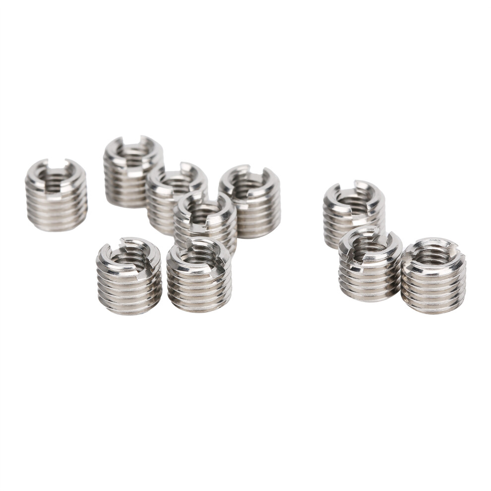 10Pcs Thread Reducing Nut Inserts Durable Stainless Steel Repair Tool Set 9391340735037