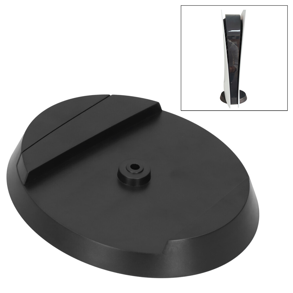 2 in 1 Vertical Stand for PS5 Console Black ABS Gaming Holder-image-OPC-PJM56TQ-NEW