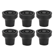 10 Stück Gehstockspitzen aus Gummi 16 mm/0,63 in Anti-Rutsch