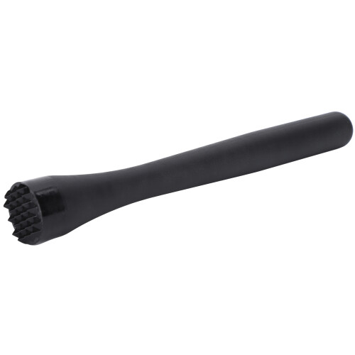 Ice Crushing Cocktail Muddler 30cm Black, Durable PC Bar Tool 2