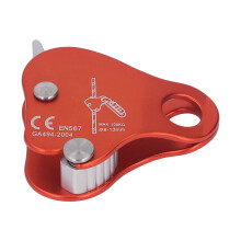 Kletterseilhaken aus Aluminiumlegierung Selbstsichernd 8‑13 mm Kletterseilhalter für Outdoor-Klettern Bergsteigen Orange
