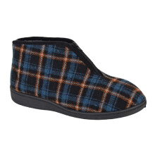 (UK Size 8) Sleepers TRAVIS MS410CK Men's Comfort Thermal Warmlined Centre Zip Boote Slipper