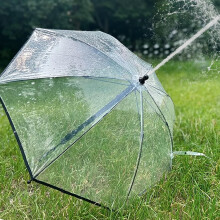 Water Gun Umbrella Transparent 2 in 1 Water Spray Gun and Umbrella for Summer Pool Beach Party Activities