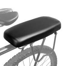 Mountain Bike Rear Rack Seat - PU Leather Cushion for Kids & Cargo - UK"