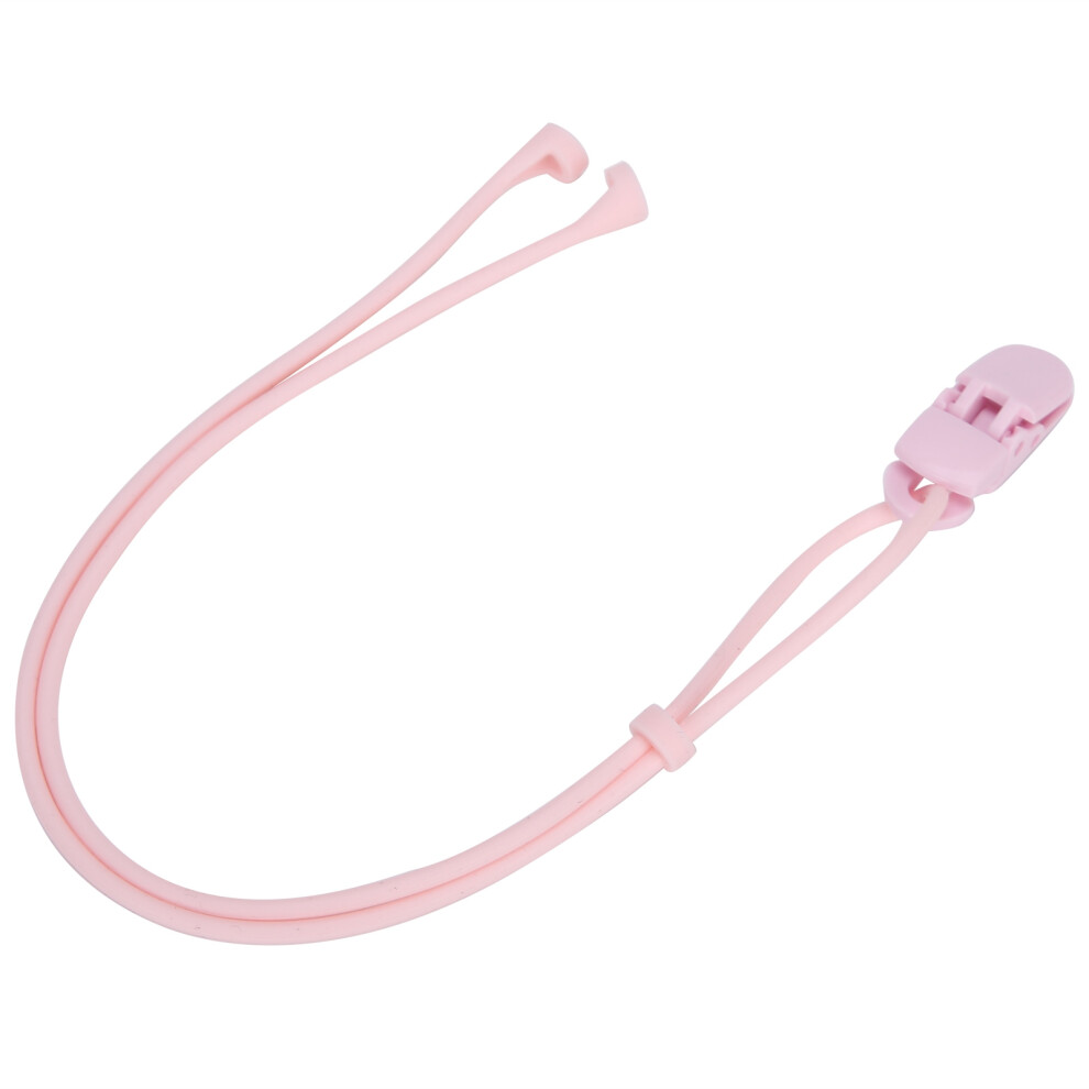 Pink Laniã¨Re Anti-Perte Silicone Ã©Lastique Pour Aides Auditives Bte - Enfant (Rose)