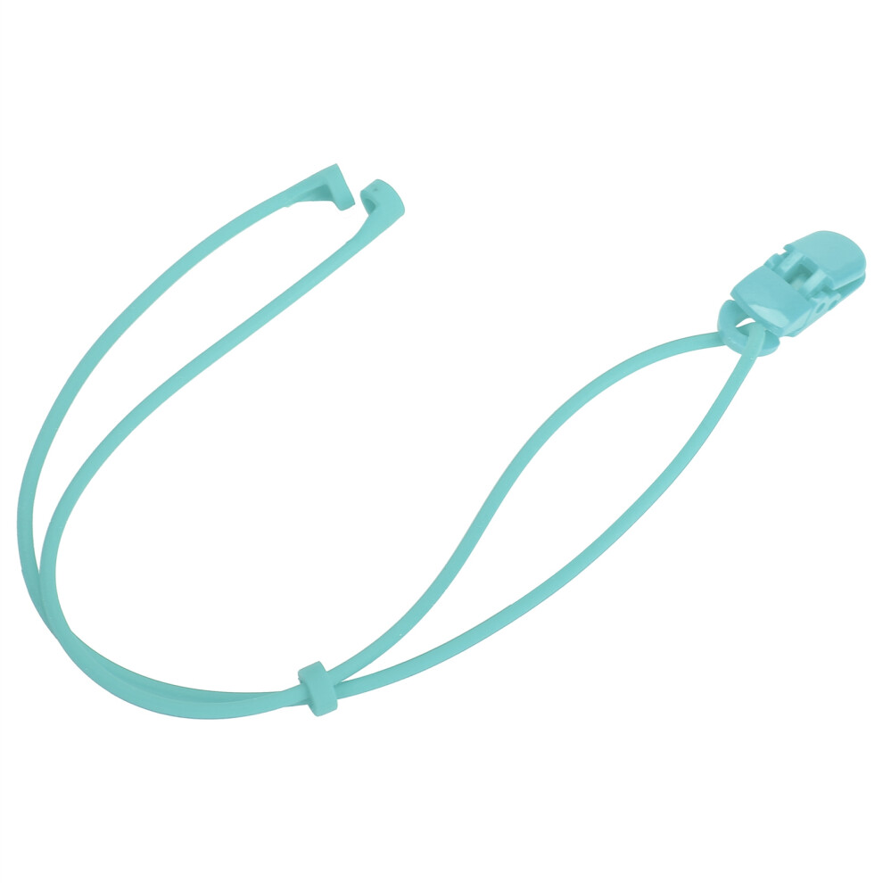 Silicone Anti-Loss Lanyard for Children Hearing Aids, 30cm, Green