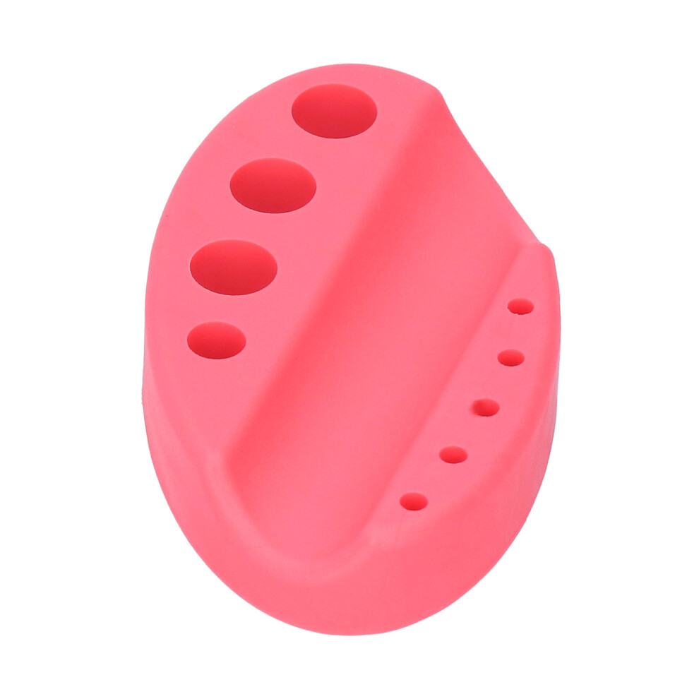 Pink Reusable Silicone Tattoo Pigment Rack Microblading Ink Pen Holder 1.5Cm