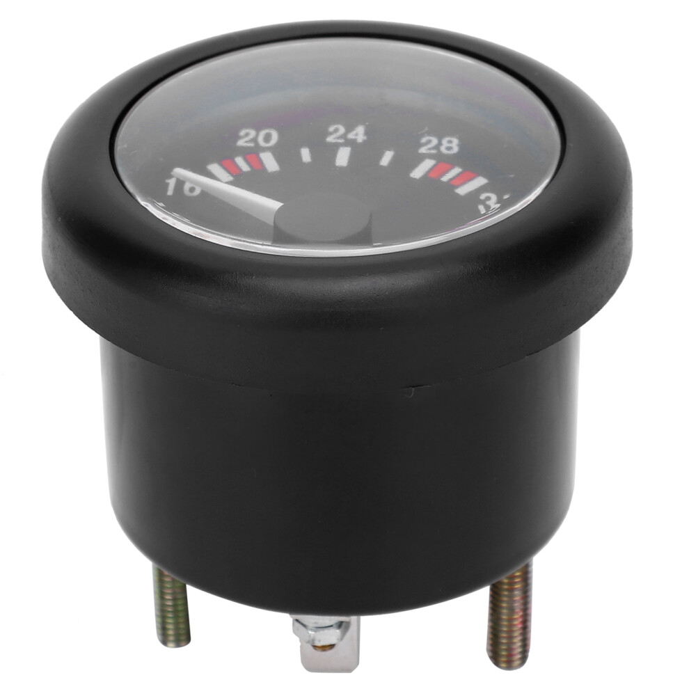 Digital 24V Battery Voltmeter Pointer Gauge Dc16-32V | 52Mm Plastic 8371340739007