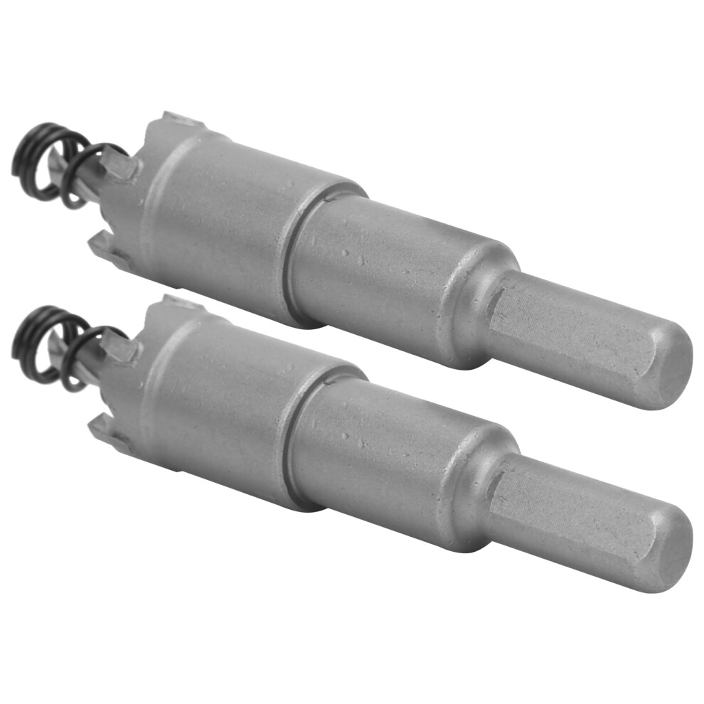 2 Set Carbide Hole Cutter Kit For Metal Plates, 19Mm Diameter 8791340742393