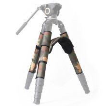 Camouflage Tripod Leg Cover, Waterproof Non-Slip Foot Sleeve, Dirt and Salt Water Protection for Tripods and Monopods