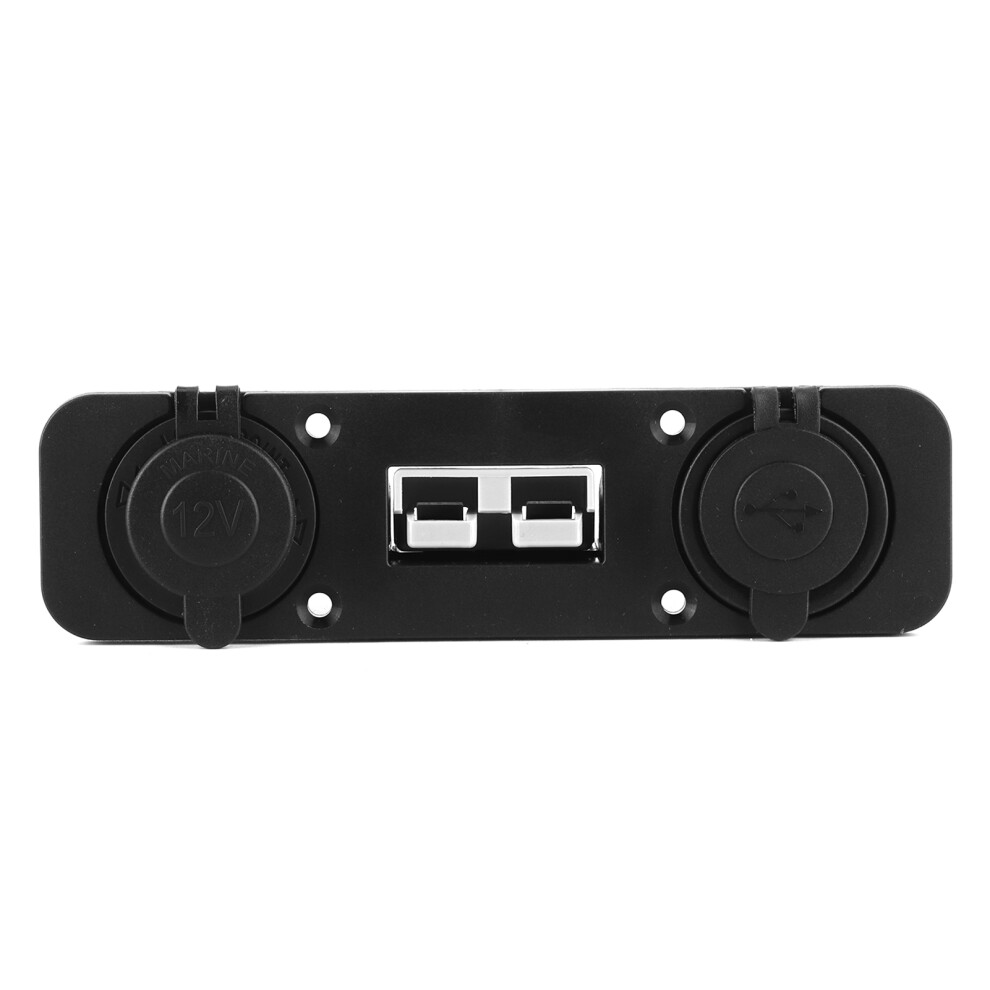 50A 600W Usb Cigarette Lighter Socket For Ships Yachts Motorhomes Black 6921340743553