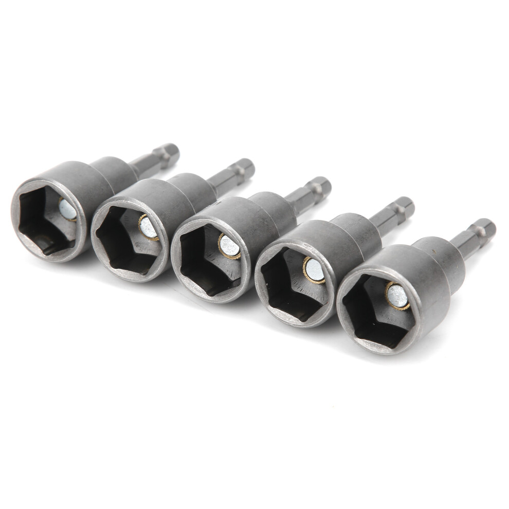 5Pcs Chrome Vanadium Hex Socket Set, 17Mm Magnet|Drill Bits 9361340743745
